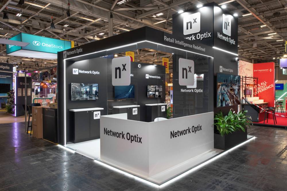 Stand Network Optix - 20m² - Tech For Retail 2025 - Nesil France
